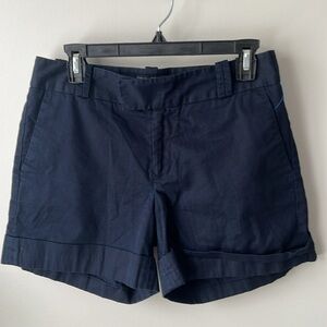 Banana Republic Martin Fit Navy Casual Shorts Womens Size 6